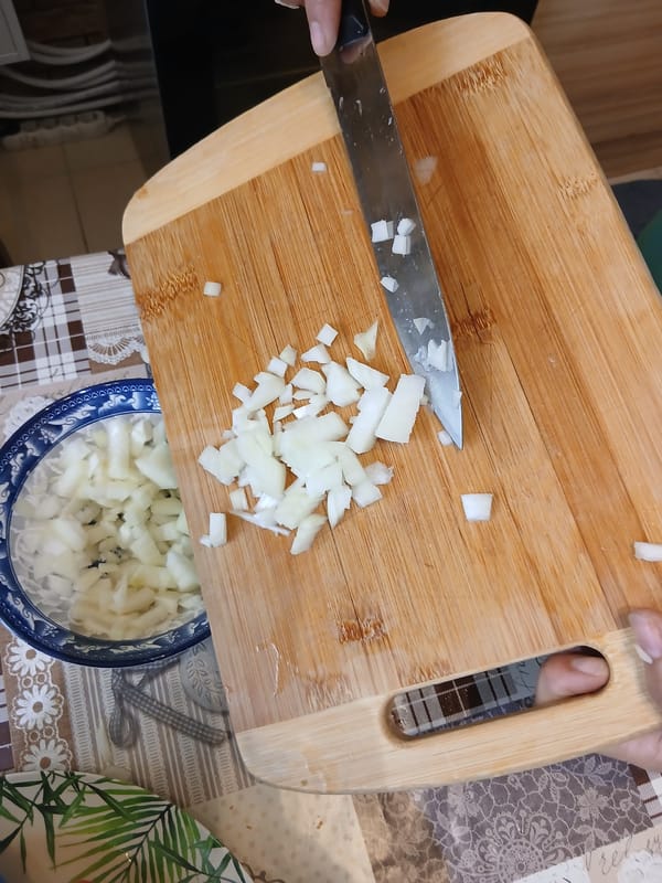 Food preparation captured in Sliven kitchen