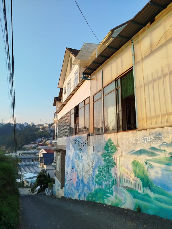 Morning documentation of Da Lat's cafes, shrines and architecture