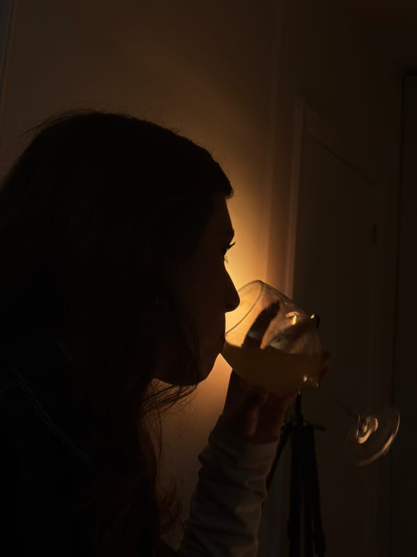 Montreal dinner party features pizza, wine, and casual photography