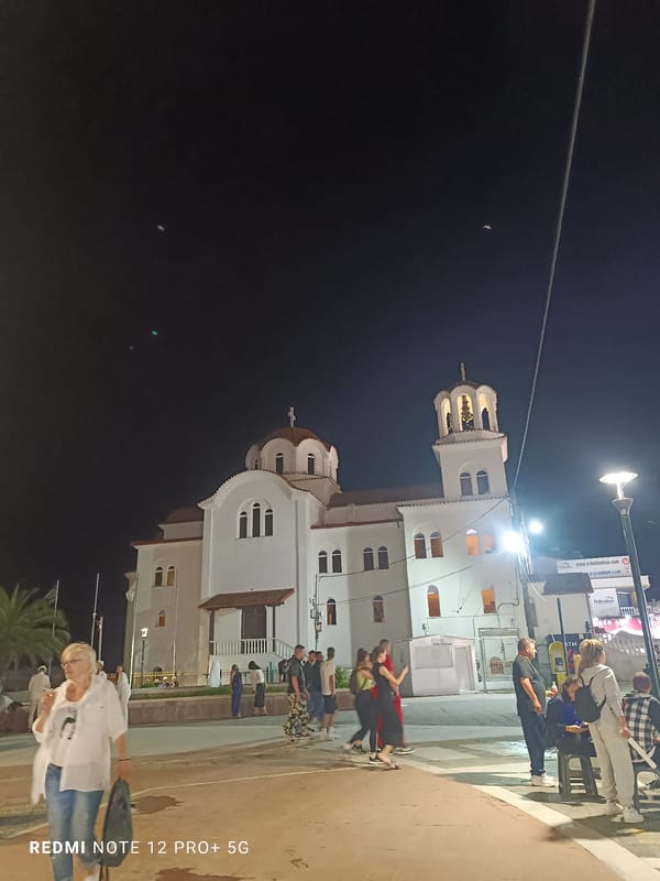 Evening leisure activities documented across Katerini Municipality, Greece
