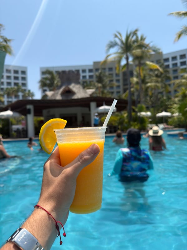 Poolside leisure moments captured in Las Jarretaderas resort area