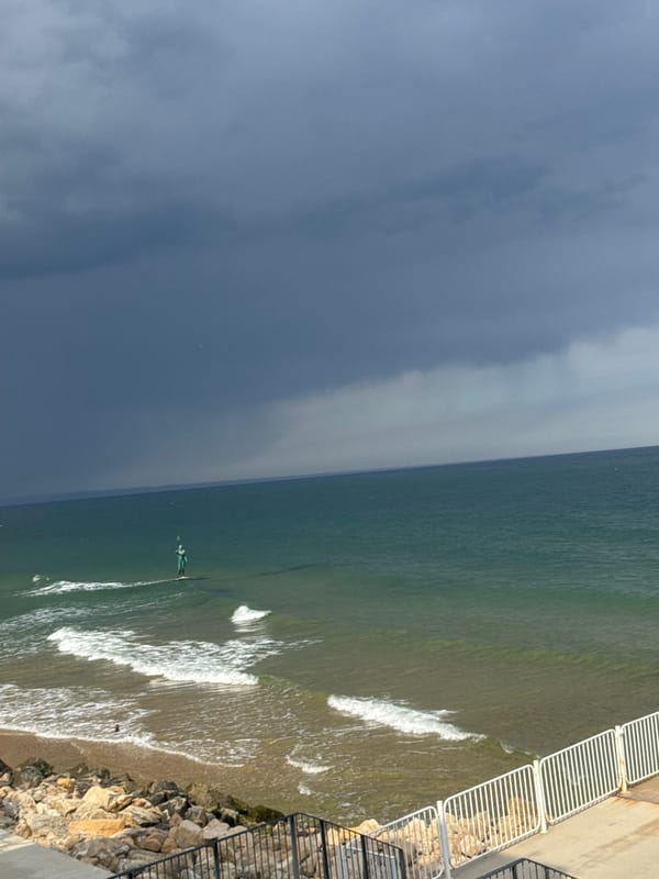 Overcast skies observed over Varna coastal waters