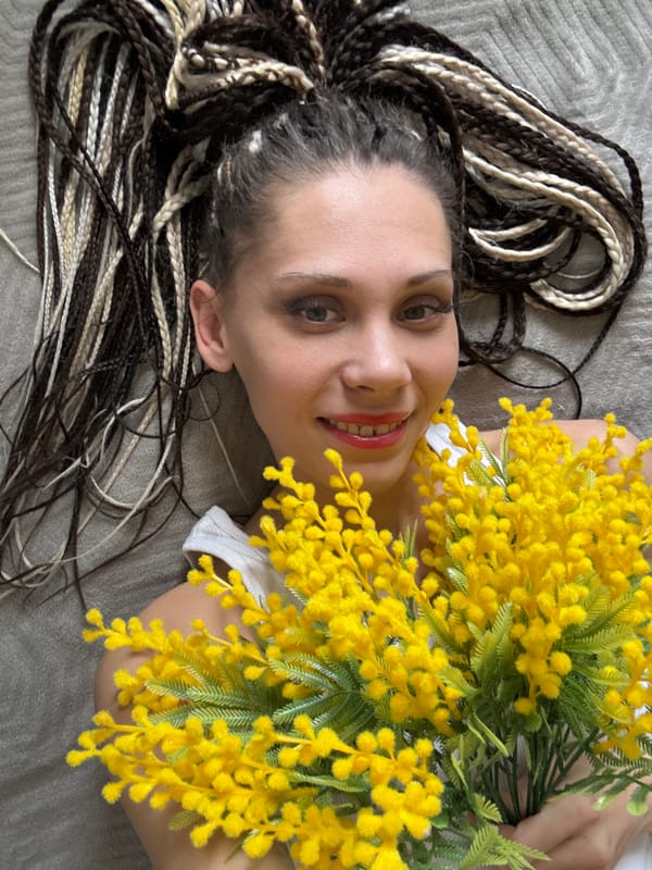 Spring day captures: flowers, children playing, church construction observed