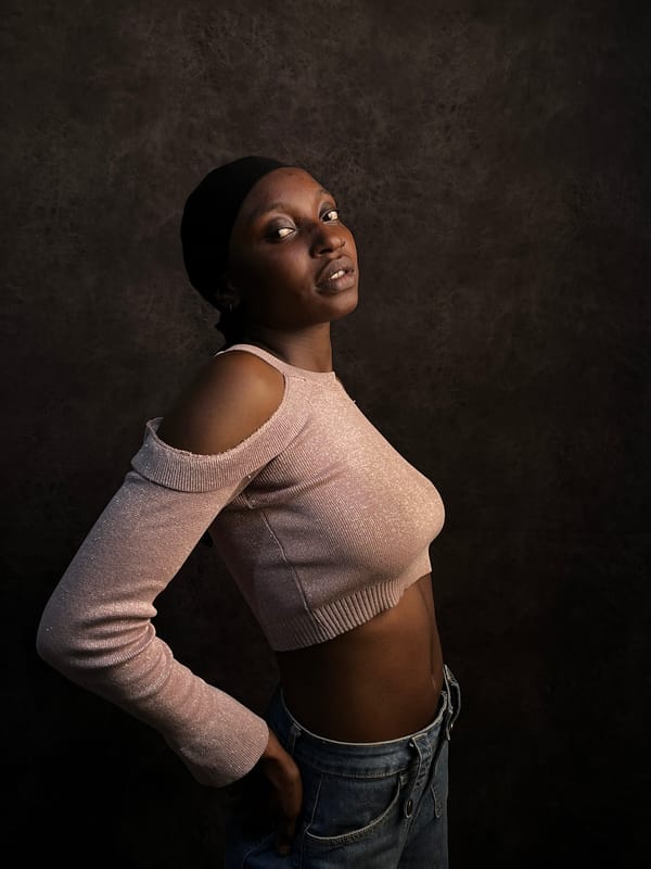 Portrait sessions and street life documented in Nigeria