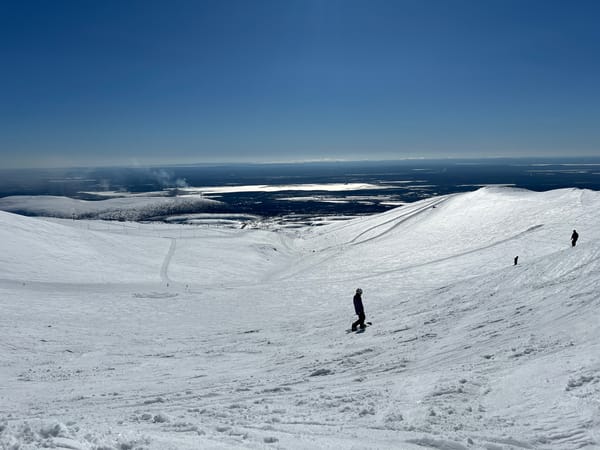 Snow-covered mountain landscape documented in Kirovsk, Russia