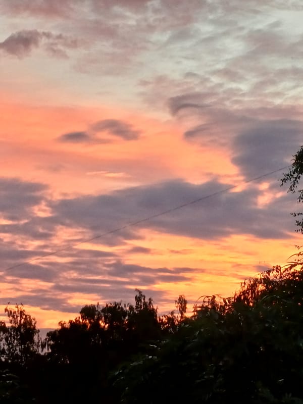 Dramatic sunset captivates Riga residents during June evening