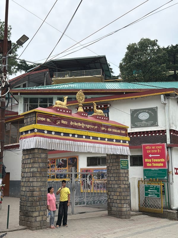 Morning tour through Dharamshala's Tibetan quarter and street markets