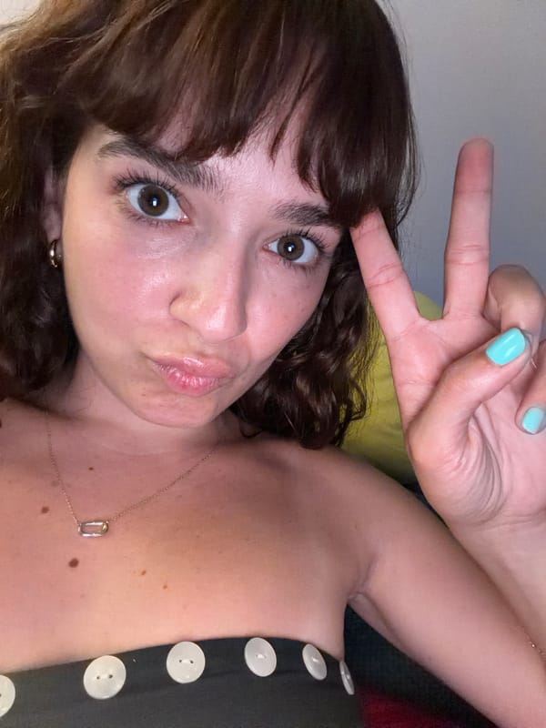 Late-night Brooklyn: a selfie and a TV screen, two minutes apart