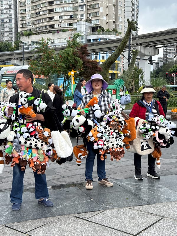 Morning street life observed in Jiulongpo District parks and streets