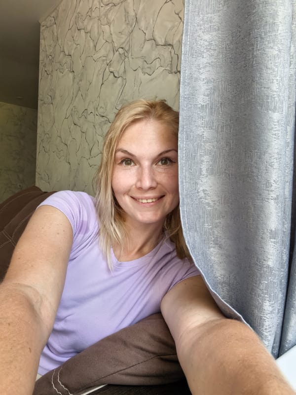 Lazy morning at home with fried pastries in Sterlitamak