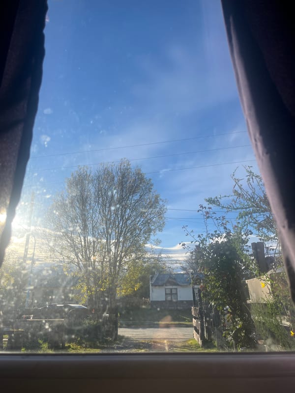 Quiet indoor moments captured in Ushuaia homes Wednesday afternoon