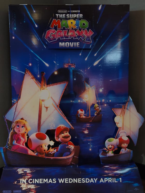 Cinema visit in Ipswich features Super Mario Galaxy Movie promotion