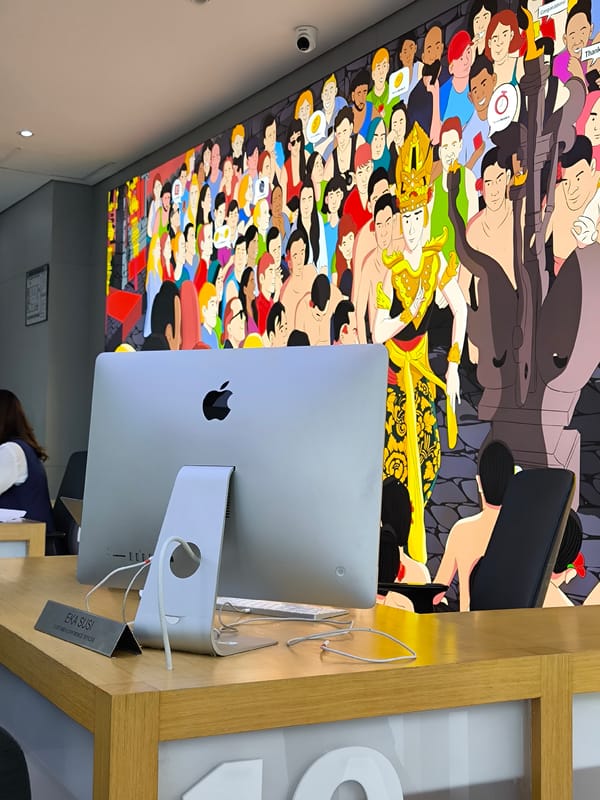 Early morning scenes documented across North Kuta workspaces