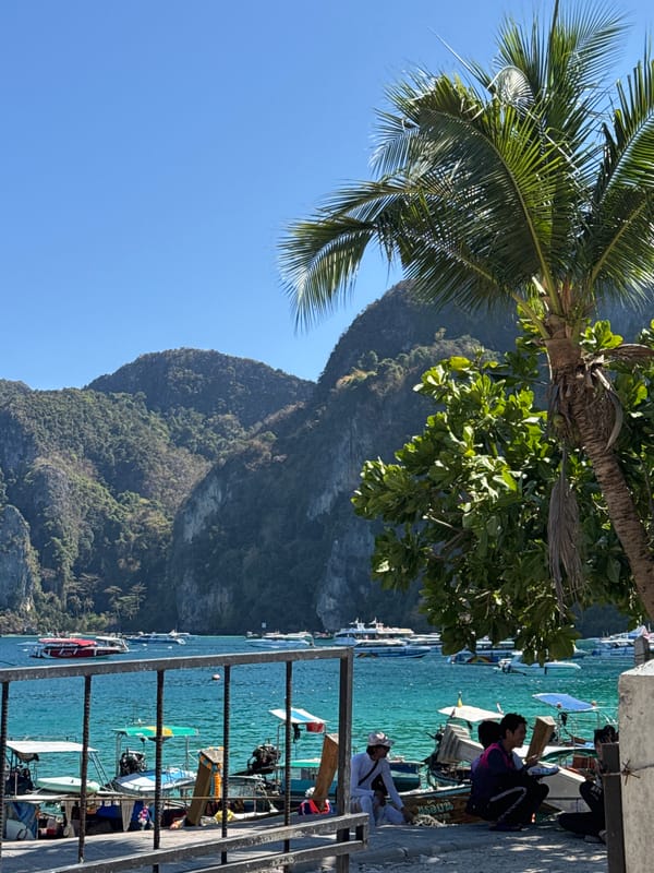Morning scenes captured across Ao Nang coastal town, Thailand