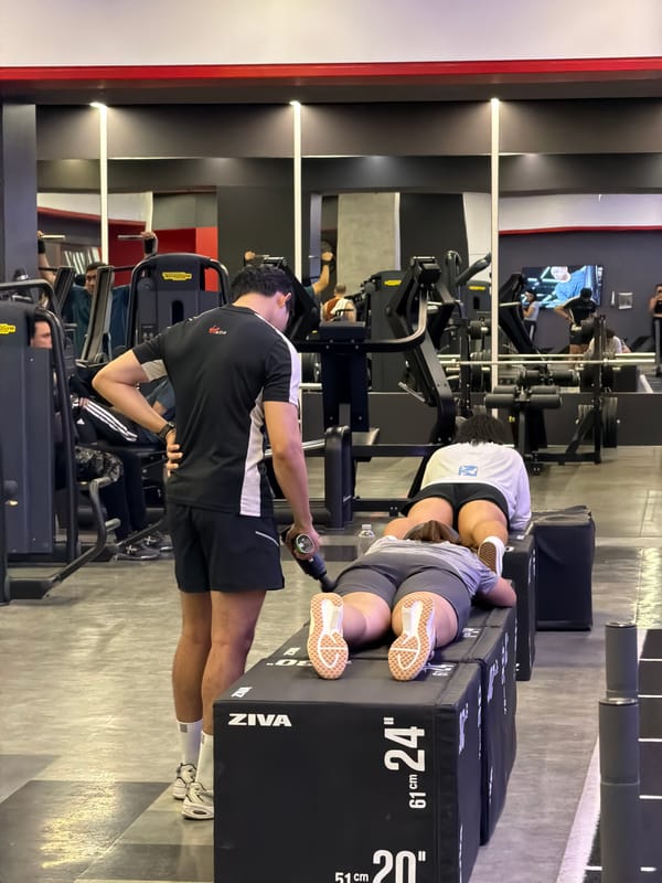 Gym recovery and custom sneakers in Chiang Mai