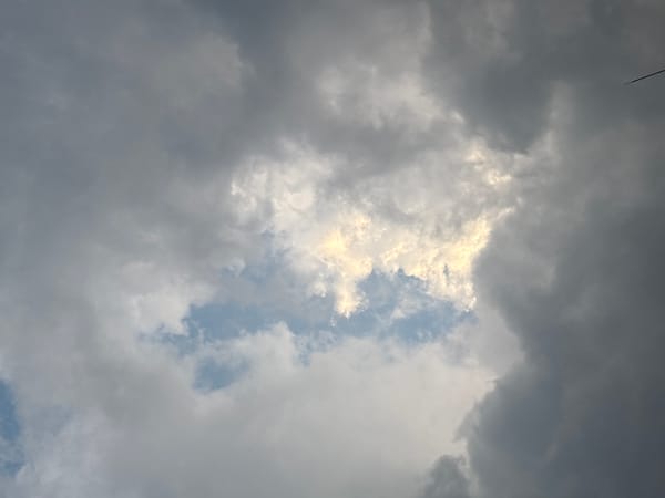 Daily life documented in Bogor during stormy weather