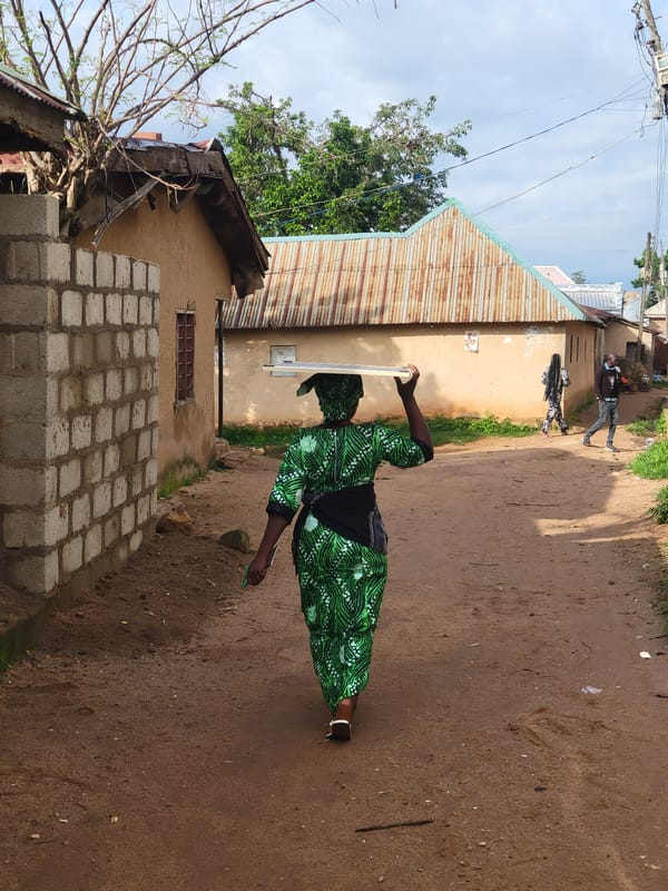 Everyday street life in Barakin Lerawi, Nigeria