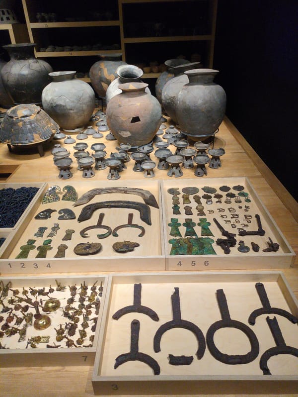 Tourist documents Gyeongju museums and Gold Crown exhibit