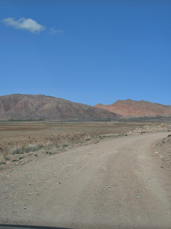 Rural landscape documented in Ak Say, Kyrgyzstan