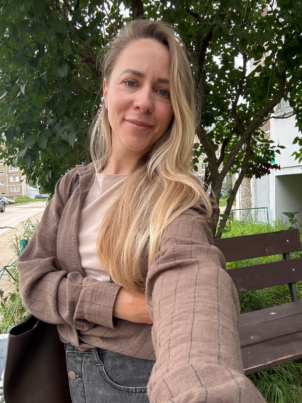 Outdoor selfies and a blooming lily in Chaikovsky