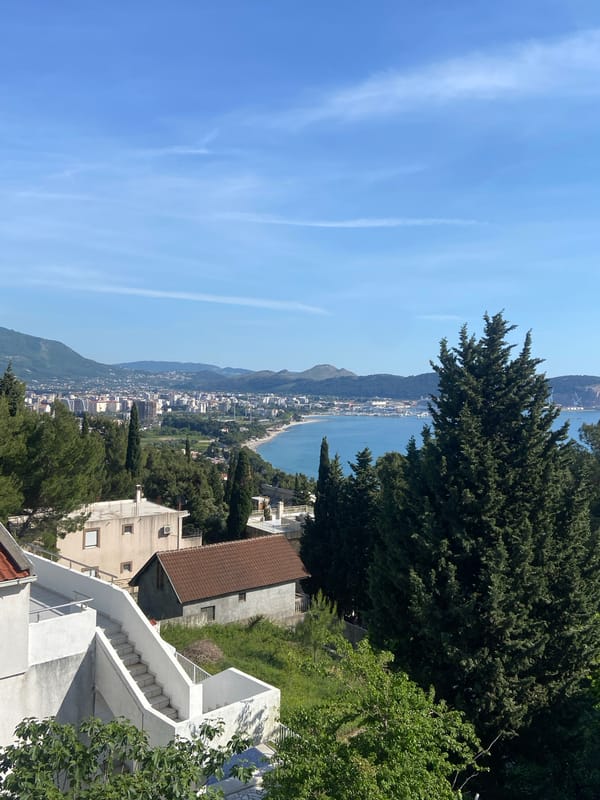 Person takes selfies, records garden video in Šušanj