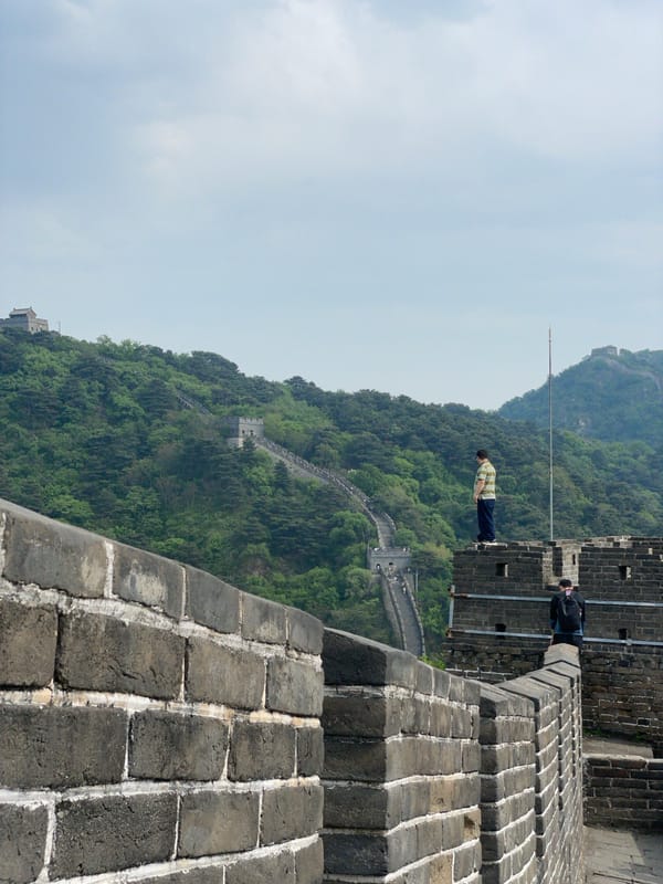 Morning visit to Great Wall's Mutianyu section documented