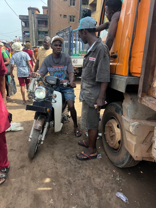 Daily Market Life Documented in Unidentified Urban Location