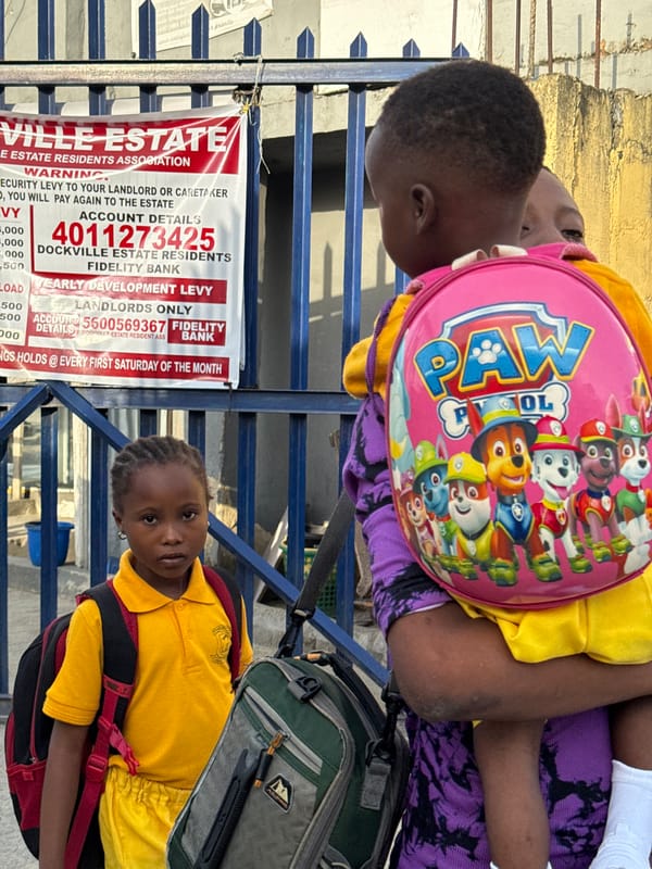 Morning street scenes captured in Ado, Nigeria