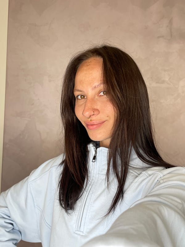 Portrait of smiling young woman photographed in Izhevsk