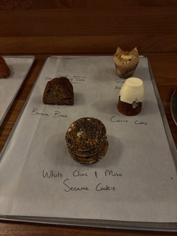 London cafe serves pastries and drinks during morning hours