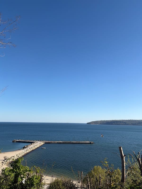 Sunny coastal views documented along Varna Bulgaria waterfront