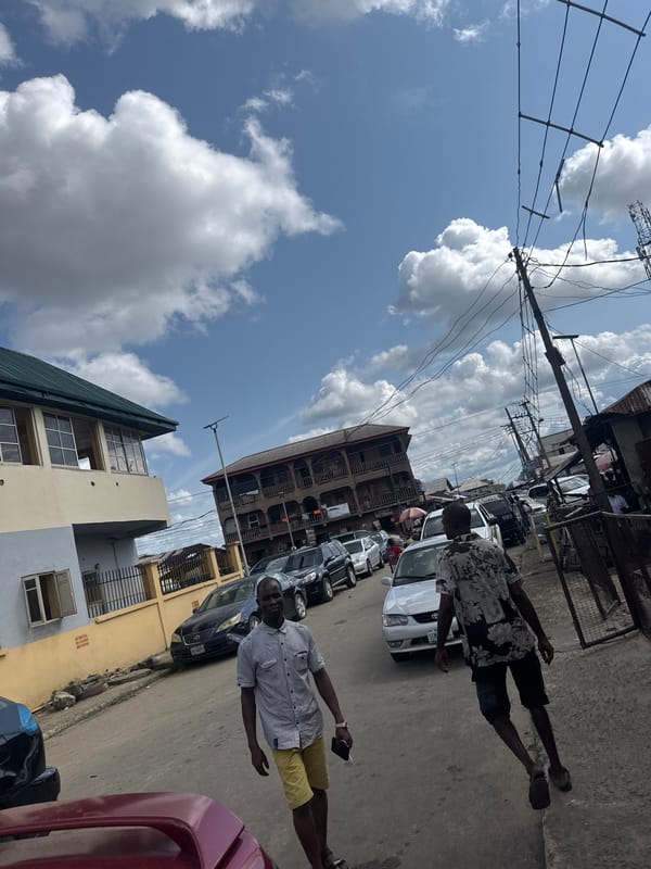 Two men spotted on busy Port Harcourt street