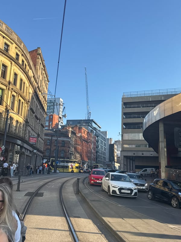 Manchester street scenes and Arndale centre documented by witness