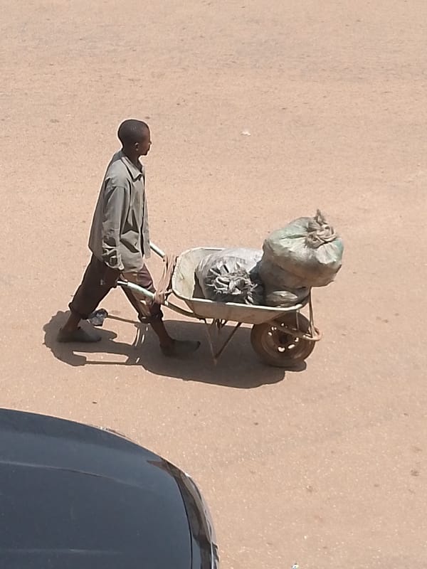 Foot traffic and street commerce in a busy urban district