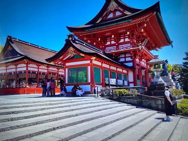 Tourists visit iconic Fushimi Inari shrine in Kyoto