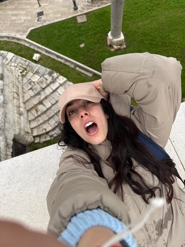 Tourist documents afternoon exploration of historic Bari, Italy landmarks