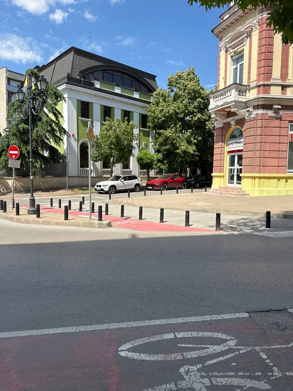 Walking tour through Ruse streets, playgrounds and local gym