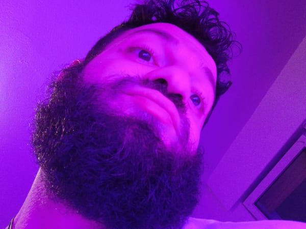 Man takes nighttime selfie in Diepholz, Germany