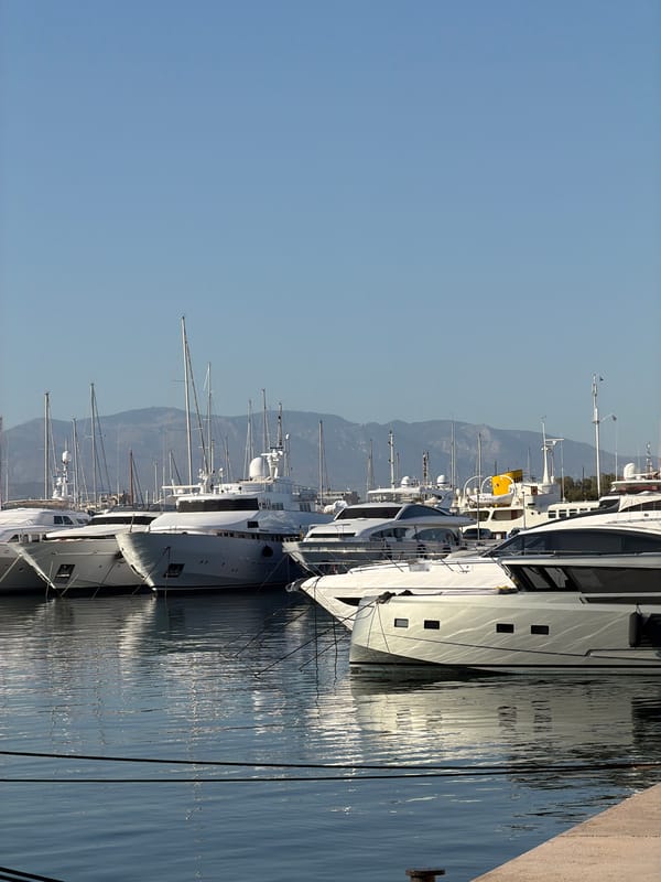 Tranquil afternoon captured at Paleo Faliro marina, Greece