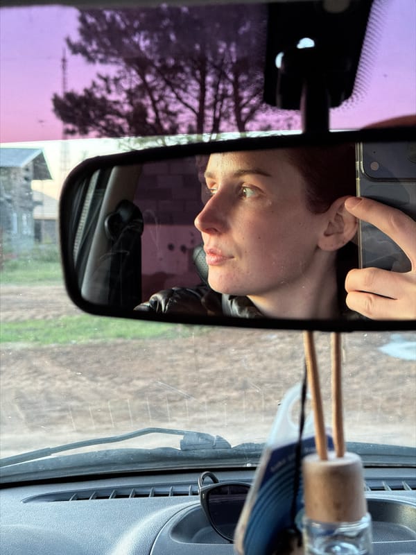 Woman and child captured in casual selfies in Chaikovsky
