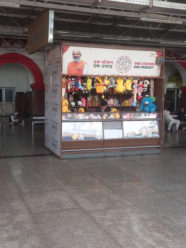 Morning scenes captured at busy Jhansi railway station
