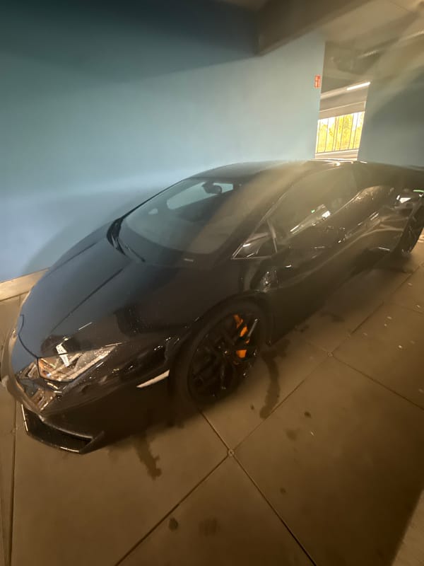 Lamborghini display draws crowds to Rheine shopping mall