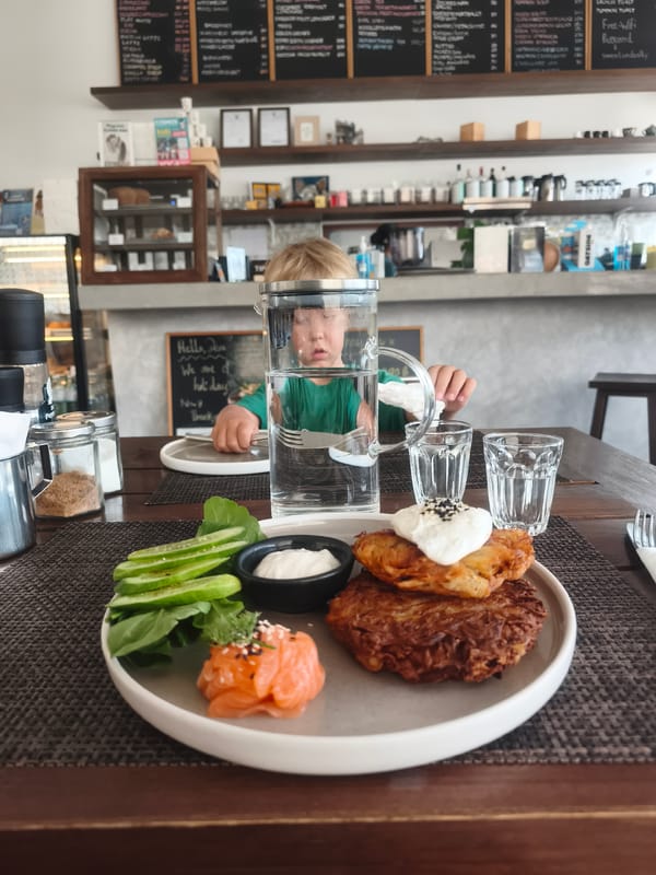 Morning dining experience captured at Baan Mae Nam restaurant