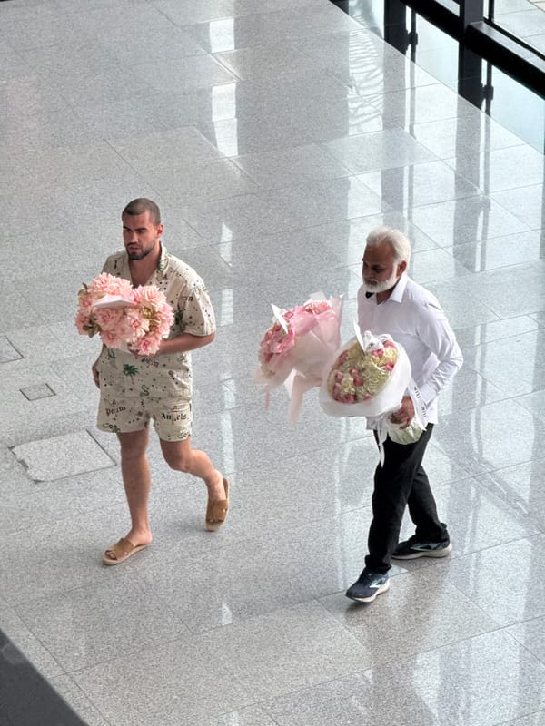 Witnesses document scenes near Dubai's Ain Dubai Ferris wheel