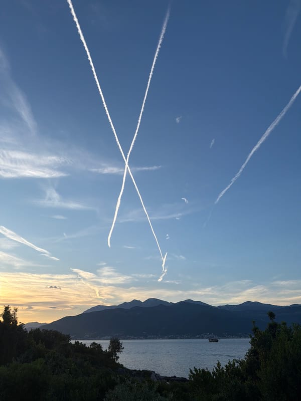 Casual afternoon scenes documented around coastal Gošići, Montenegro