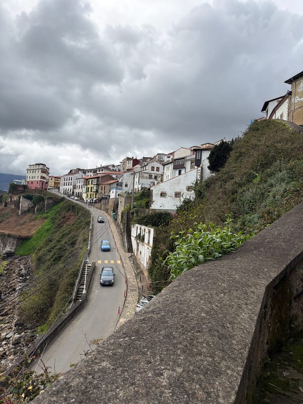 Morning walk documented through Colunga and Lastres, Spain
