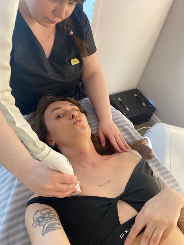 Beauty treatment session documented at Votkinsk salon