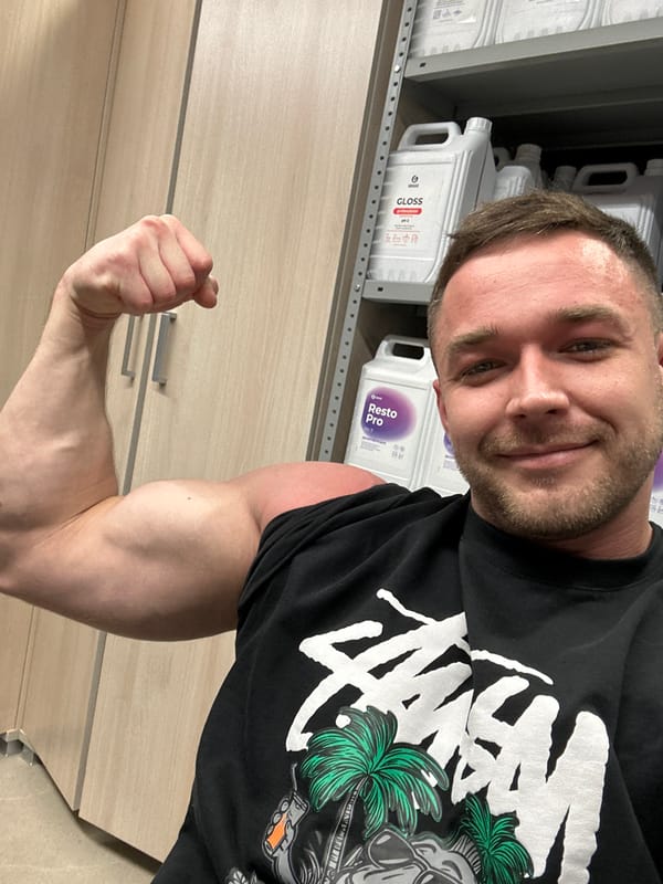 Morning gym session documented in Perm fitness center