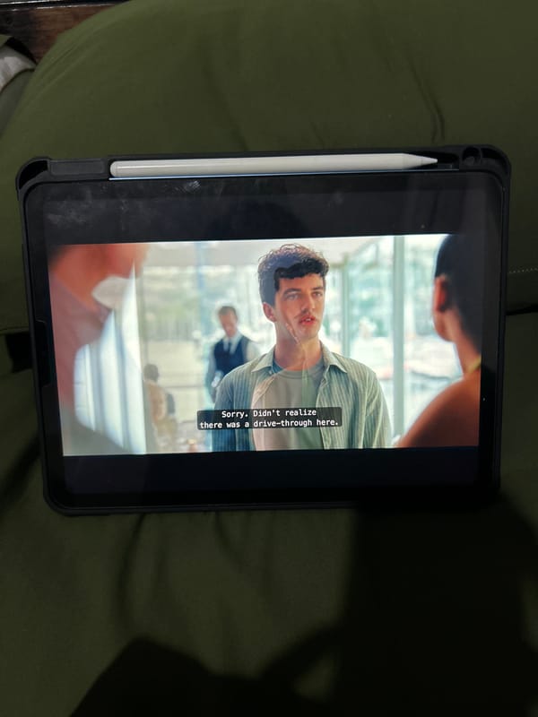 Streaming shows and instant noodles on a Bali bed day