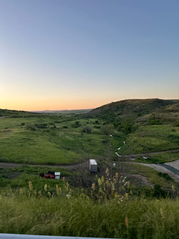 Rural landscape photographed in Vratitsa, Bulgaria during evening hours